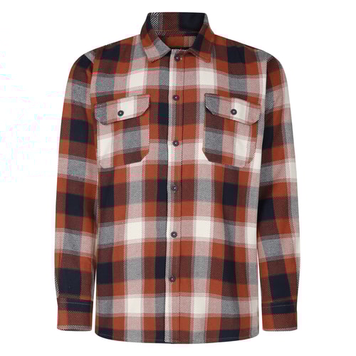 Bigdude Heavy Oxford Overshirt Faded Red